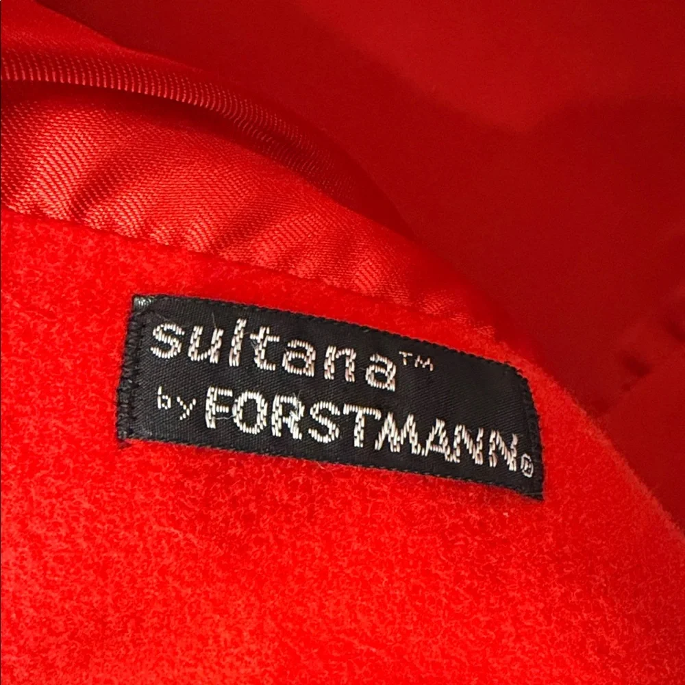 Vintage Harvé Benard Red Wool Shawl Collar Coat | 80s 90s Classic - Picture 4 of 11